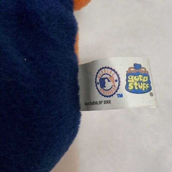 Padres Plush Bear 2002 MLB With Tag Hat Orange Blue San Diego - Picture 6 of 9